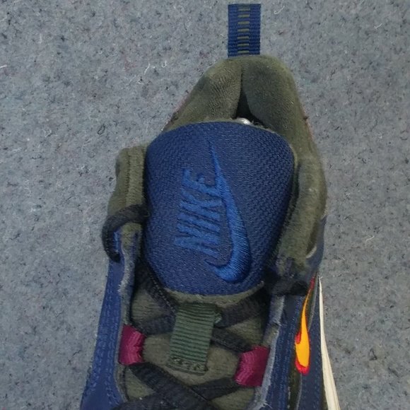 Nike M2K Tekno Mens 7 Shoes Blue Midnight Navy Bordeaux Sequoia AV4789-401 - Picture 8 of 12